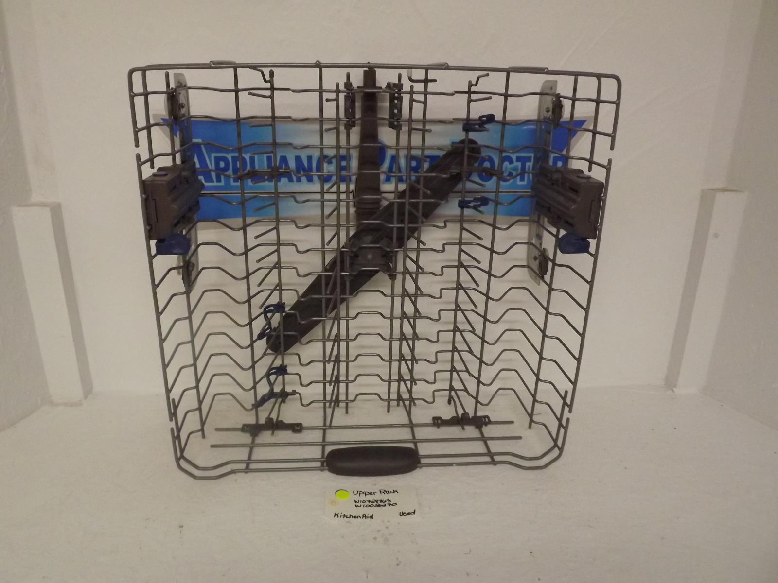 KitchenAid Dishwasher W10728863 W10056270 Upper Rack Used KitchenAid Dishwasher W10728863 W10056270 Upper Rack Used